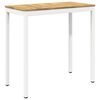 vidaXL Garden Bar Table NAARDEN White 108.5 x 55 x 105 cm