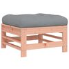 vidaXL Garden Footstools with Cushions 2pcs Solid Wood Douglas