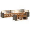 vidaXL Sofa Sets Solid Acacia Wood