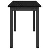 vidaXL Bench Black Oak 80 x 35 x 45 cm Engineered Wood