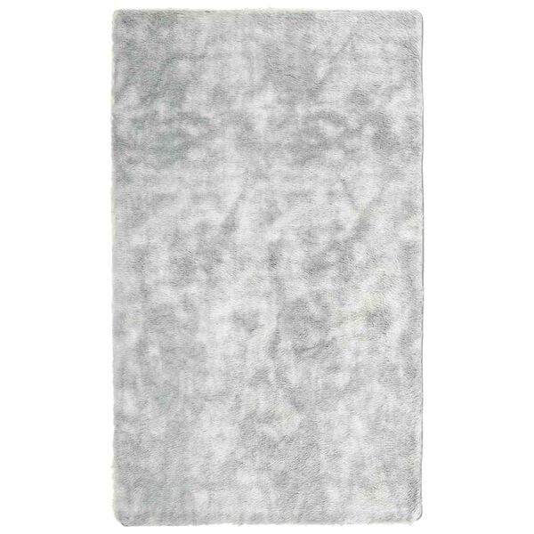 vidaXL Shaggy Rug High Pile NAVARRA Silver Grey 60x100 cm Polyester