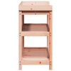 vidaXL Potting Table with Shelves 108x45x86.5 cm Solid Wood Douglas