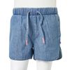 Kids' Shorts Denim Blue 116