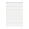 vidaXL Pleated Blind White 90x100 cm Fabric Width 89.4 cm Polyester