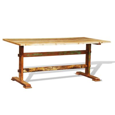 vidaXL Dining Table Vintage Reclaimed Wood