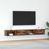 vidaXL TV Cabinets 2 pcs Smoked Oak 100x31x25.5 cm Engineered Wood