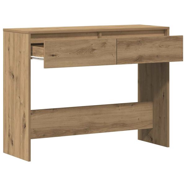 vidaXL Console Table Artisan Oak 100x35x76.5 cm Engineered Wood