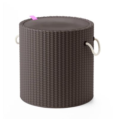 Keter Cool Stool with Rope Handles Taupe 219430