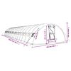 vidaXL Greenhouse with Steel Frame Green 90 m&sup2; 18x5x2.3 m