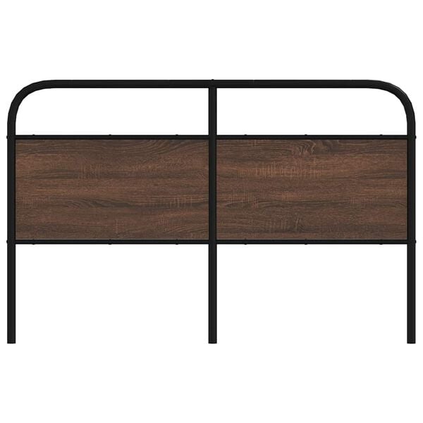 vidaXL Replace Headboard Brown Oak 150 cm Steel and Engineered Wood