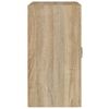 vidaXL Wall Cabinet Sonoma Oak 60x31x60 cm Engineered Wood