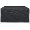 vidaXL Furniture Cover Plain Black 180 x 190 x 85 cm 210D