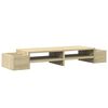 vidaXL Monitor Stand with Storage Sonoma Oak 100x27x15 cm Engineered Wood