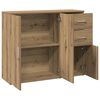 vidaXL Sideboard Artisan Oak 91x29.5x75 cm Engineered Wood