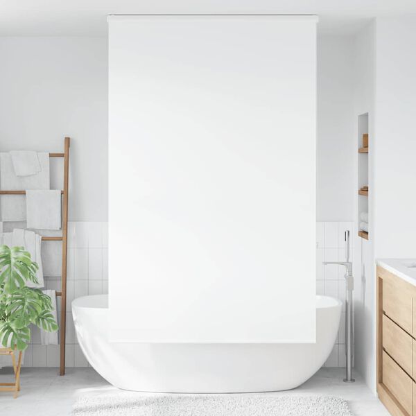 vidaXL Shower Roller Blind with Cassette 130x240 cm Fabric Width 126 cm