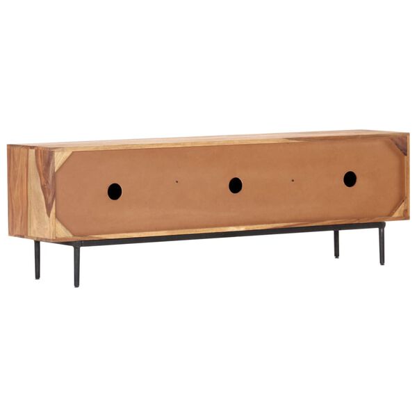 vidaXL TV Cabinet 140x30x45 cm Solid Acacia Wood