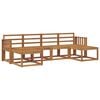 vidaXL Outdoor Sofa Set 6 pcs Natural Engineered Wood
