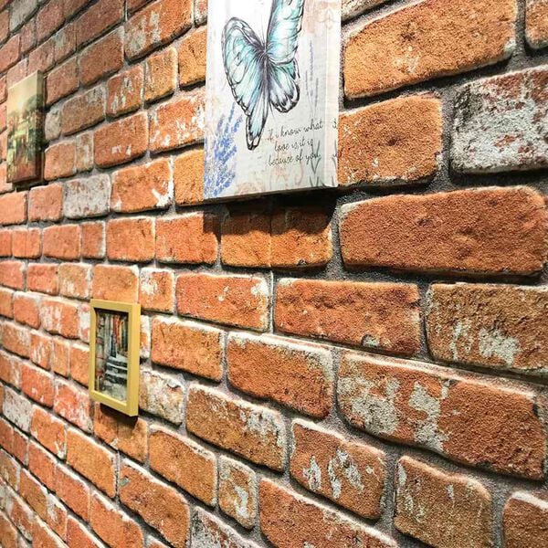 vidaXL 3D Wall Panels with Light Brown Brick Design 10 pcs EPS