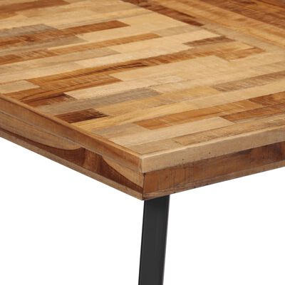 vidaXL Dining Table 169x98.5x76 cm Solid Wood Teak