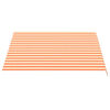 vidaXL Replacement Fabric for Awning Yellow and Orange 3x2.5 m