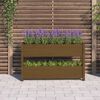 vidaXL Planter Honey Brown 112x25x66 cm Solid Wood Pine
