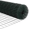 vidaXL Euro Fence Green 0.4 x 10 m PVC-coated iron