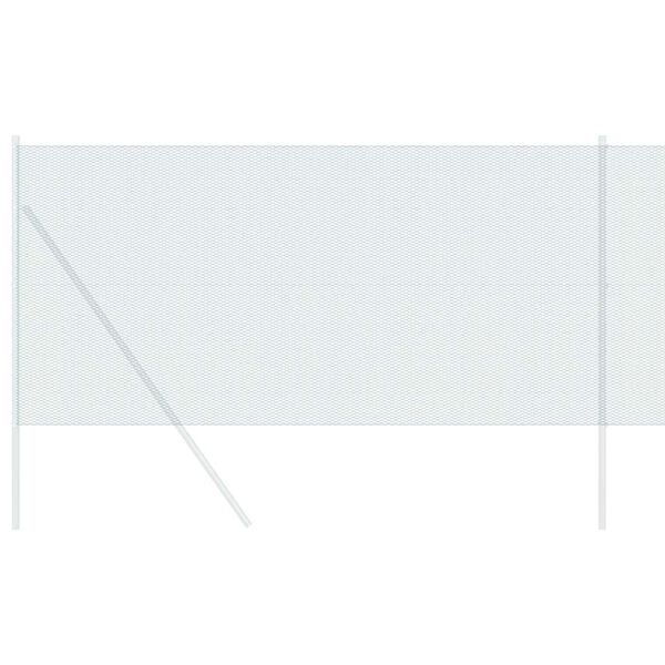 vidaXL Hexagon Fence Green 1.4 x 25 m Steel