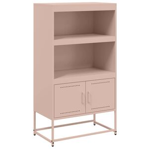 vidaXL Highboard Pink 68,5x38,5x123,5 cm Steel