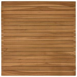 vidaXL Table Top 70 x 70 x 3.5 cm Square Solid Teak Wood Natural