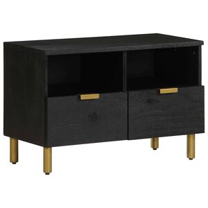 vidaXL TV Cabinet Black 70x33x46 cm Engineered Wood