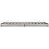 vidaXL Bed Frame without Mattress Grey Sonoma 100x200 cm