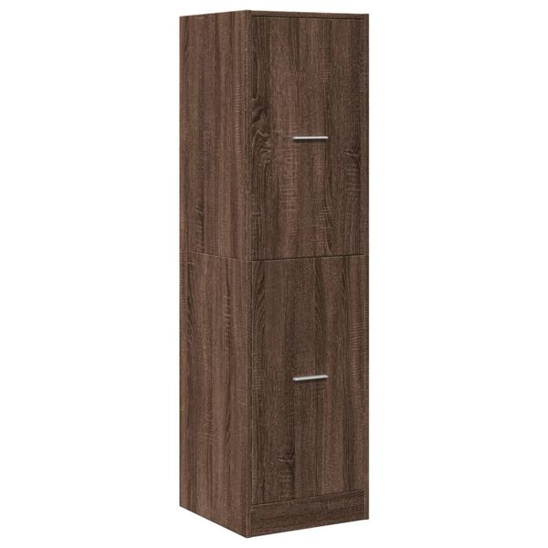 vidaXL Apothecary Cabinet&nbsp;Brown Oak 40x41x144.5 cm Engineered Wood