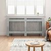 vidaXL Radiator Cover Concrete Grey 172 x 19 x 81.5 cm Engineered Wood
