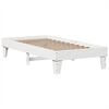 vidaXL Bed Frame without Mattress White 90x200 cm Solid Wood Pine