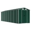 vidaXL Garden Shed | Green | Galvanised steel | Large | Garden Shed