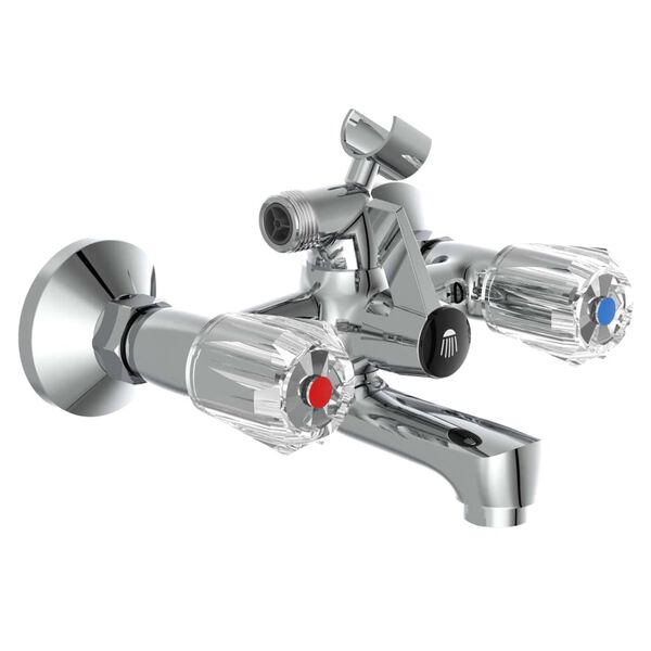 SCH&Uuml;TTE 2-Handle Bath Mixer SAVINO Chrome