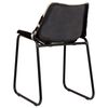 vidaXL Dining Chair 6 pcs Genuine Goat Leather