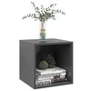 vidaXL Wall Cabinets 4 pcs Grey 37x37x37 cm Engineered Wood