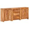 vidaXL Sideboard with 3 Drawers and 4 Doors Solid Wood