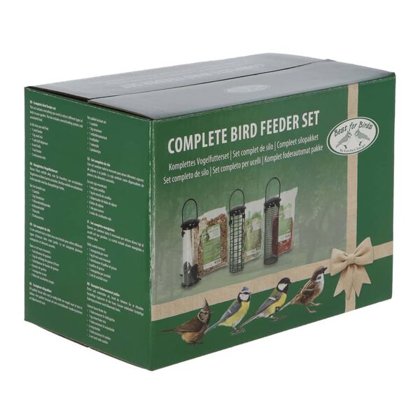 Esschert Design Complete Bird Feeder Set S 3 pcs