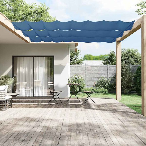 vidaXL Vertical Awning Blue 180x1200 cm Oxford Fabric