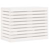 vidaXL Laundry Basket White 88,5x44x66 cm Solid Wood Pine