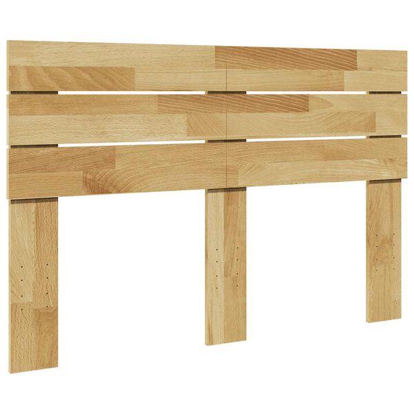 vidaXL Headboard 120 cm Solid Wood Oak
