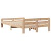 vidaXL Bed Frame without Mattress 120x190 cm Small Double Solid Wood Pine