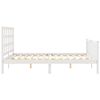 vidaXL Bed Frame without Mattress White 160x200 cm Solid Wood Pine