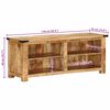 vidaXL TV Cabinet 110x35x40 cm Solid Rough Wood Mango