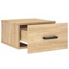 vidaXL Wall-mounted Bedside Cabinets 2 pcs Sonoma Oak 35x35x20 cm