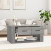vidaXL Coffee Table Grey Sonoma 80x50x40 cm Engineered Wood