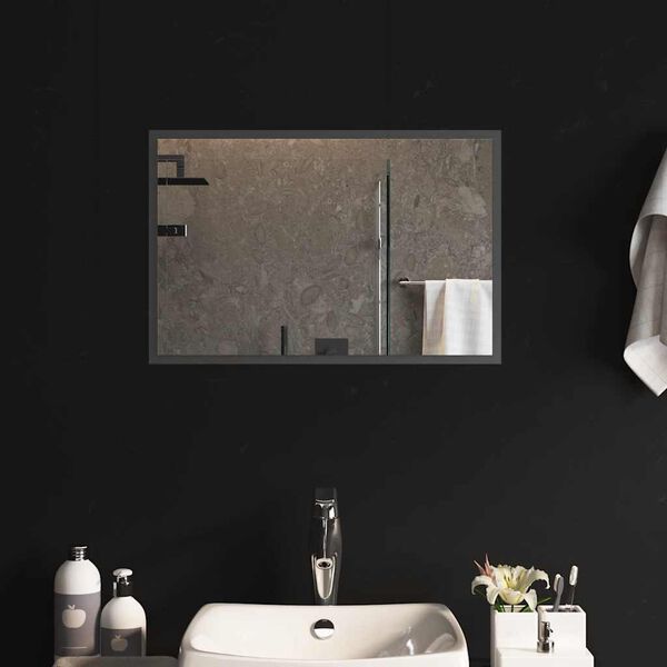 vidaXL LED Bathroom Mirror 60x40 cm