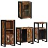 vidaXL Bathroom Furniture Set 4 pcs Multicolour Solid Reclaimed Wood